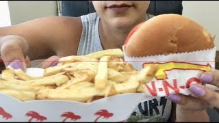 In N Out Burger ? MUKBANG ? Eating Show [먹방] * ASMR Eating / Mouth Sounds