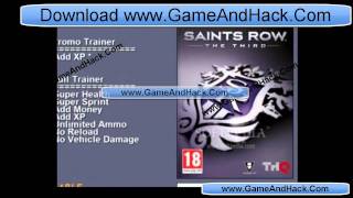 Saints Row the Third TRAINER v2.0 FREE WORKING