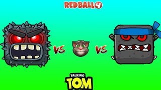 RED BALL 4 ANIMATED SERIES TALKING TOM BOSS FIGHTS SQUARE EVIL