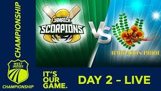 ?LIVE Jamaica vs Barbados - Day 2 | West Indies Championship | Friday 24th January 2020
