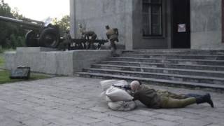 Театрализованная постановка, посвященная началу Великой Отечественной войны