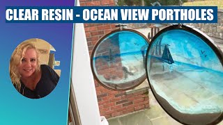 (89) RESIN OCEAN VIEW PORTHOLES