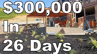 $300,000 Landscaping Job In 26 Days (Luxury Landscape Construction)