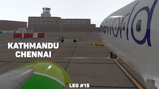 KATHMANDU (VNKT) - (VOMM) CHENNAI | World tour IVAO. LEG №15 | RG MOD