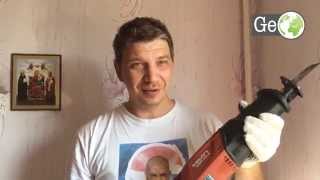 Демонтаж систем отопления. Сабельная пила.