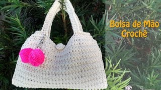 Bolsa de Mão em Crochê - Professora Simone Eleotério
