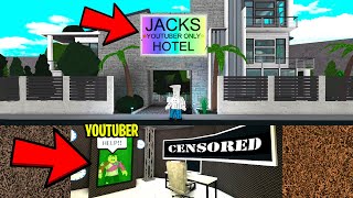I Stayed At A YOUTUBER ONLY Hotel And Found TRAPPED Youtubers.. (Roblox)