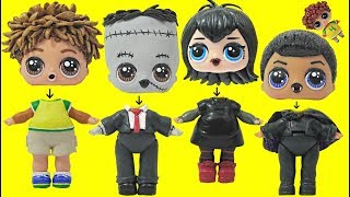 Learn Colors with Hotel Transylvania 3 Custom LOL SURPRISE DOLLS