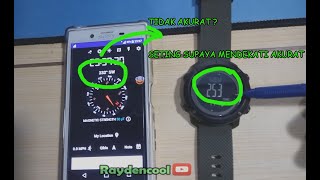 seting kalibrasi kompas jam tangan skmei 1427 supaya akurat