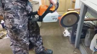 Насадка болгарка на бензопилу Штиль
