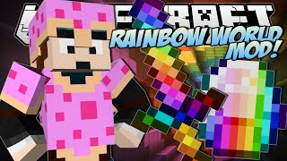 Minecraft | RAINBOW WORLD MOD (Nyan Blocks, Pop Tarts & More!) | Mod Showcase