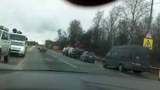 Авария на дмитровском шоссе.