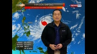Weather update as of 4:10 p.m. (September 12, 2018)