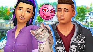 HAPPY YOUNG COUPLE WITH A BENGAL KITTY? // The Sims 4 | Create A Sim
