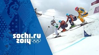 Canada's Marielle Thompson Wins Ski Cross Gold - Full Final | Sochi 2014 Winter Olympics