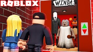 ROBLOX - BABUNIA JEST W WINDZIE! ? (Scary Elevator) | Vito i Bella