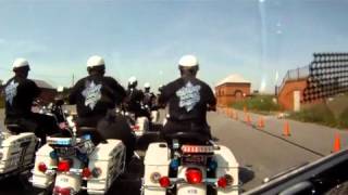 The Philadelphia Highway Patrol Motorcycle Drill Team Practice GoPro OnBoard W/#12