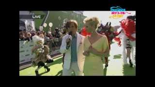 Полина Гагарина на красной дорожке "Премии Муз-ТВ 2012"