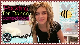 PACKING FOR DANCE COMPETITION