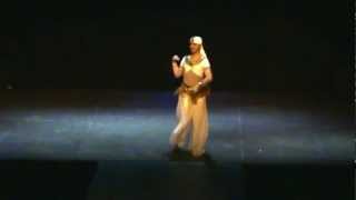Male Bellydancer DaVid of Scandinavia in Classic Oriental at Oslo Oriental Dance Festival 2013