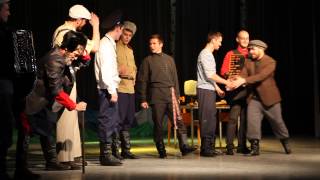 Фольклорный спектакль "Широка река". Госэкзамен во МГИКе. Начало
