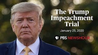 WATCH LIVE: Senate impeachment trial of Donald Trump | January 25