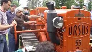 Avviamento trattore Ursus 55 a testa calda