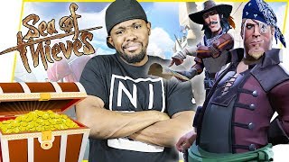 THE RACIST CRIP WALKING  BOOTY PLUNDERING PIRATES! - Sea of Thieves Gameplay