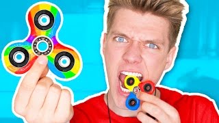 DIY Candy Fidget Spinners YOU CAN EAT!!!!!!! Rare Edible Fidget Spinner & Tricks