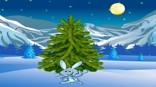В ЛЕСУ РОДИЛАСЬ ЁЛОЧКА. Детская песня. Мультфильмы для самых маленьких