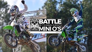 BATTLE: Nick Romano vs. Ryder DiFrancesco - 65 7-9 Main Events | Mini O's Supercross