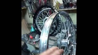 Переспицовка колес - стапель не нужен !!