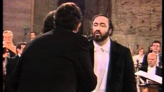 "O Sole Mio" Pavarotti, Carreras, Domingo - Rome 1990 - DVD quality