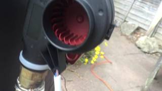 The Hoare Blower UDS smoker digital controller in action