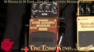 Behringer Ultra Acoustic Modelere AM400 - Acoustic Modeling Pedals - 30 Pedals in 30 Days - Day # 21
