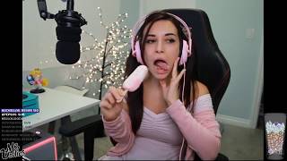 Alinity  eating ice cream