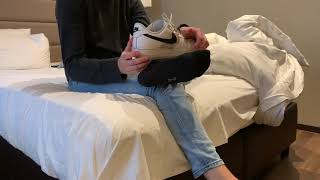 Shoeplay with my hard used Nike Air Force - SELL on EBay!
