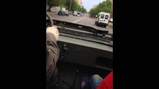 Виллис МБ, первая поездка по Москве после реставрации. 11 мая 2014 года