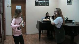 Ж.Б.Лойе "Соната" g-moll для двух флейт и ф-но