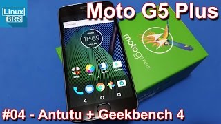 Lenovo Moto G5 Plus - Antutu Benchmark e Geekbench 4
