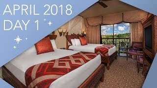 Walt Disney World Vlog | Day 1 | Animal Kingdom Lodge | April 2018 | Adam Hattan | Gifted