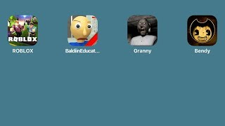 ROBLOX Baldi's Basics Granny Bendy and the Ink Machine РОБОКС БАЛДИ ГРЕННИ БЕНДИ
