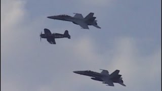 2005 NAS Oceana Airshow - USN Legacy Flight