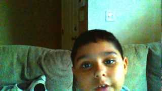 Young Boy Acts Random on Webcam