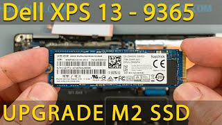 Dell XPS 13 9365 How to install M2 SSD