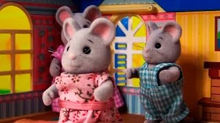 Видео про животных: Первые уроки лепки с семейством Grey Mouse