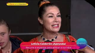 ¿Cómo habla Leticia Calderón con sus hijos sobre sexualidad?  | Sale el Sol