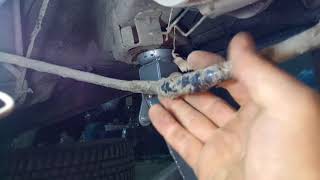 Экономия расхода топлива CHERY AMULET Часть 2  Замена троса ручника