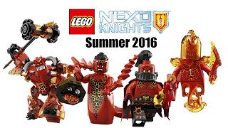 LEGO Nexo Knights Summer 2016 minifigures pictures!