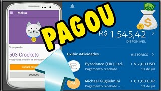 Pagou Certinho Em Euro - Aplicativo Mokka